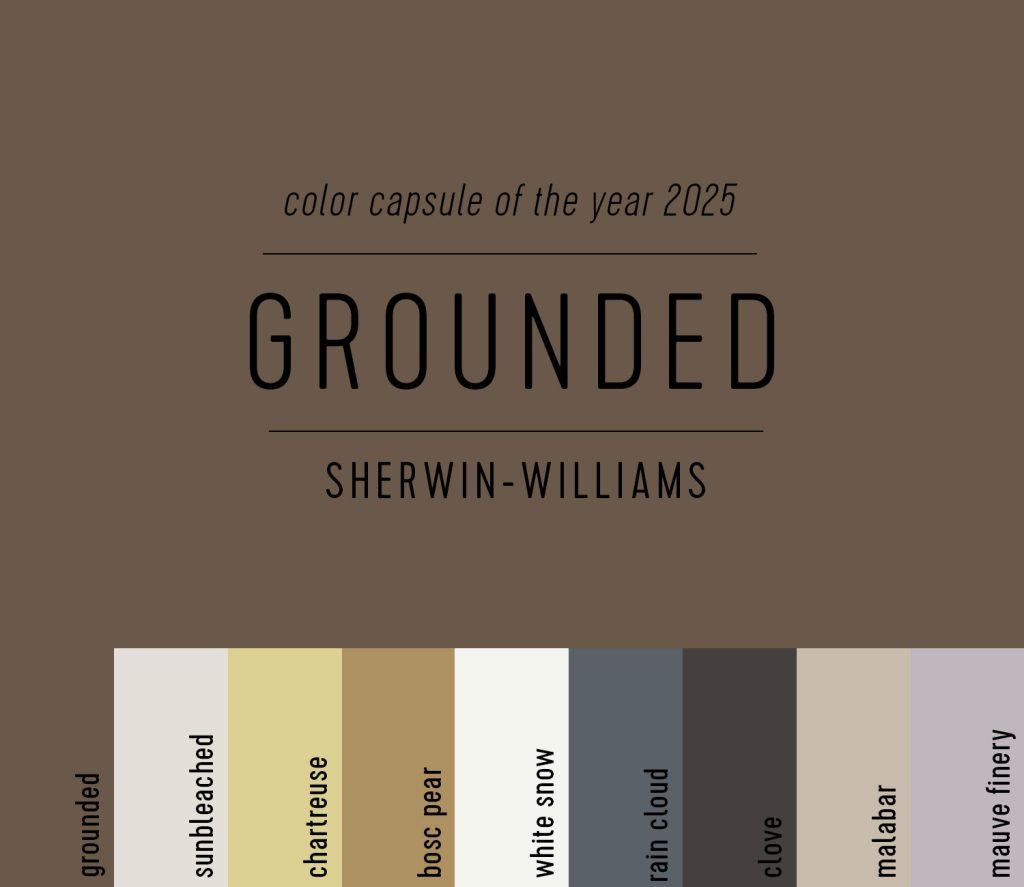 Sherwin Williams Paint Color Capsule of the Year 2025 Grounded