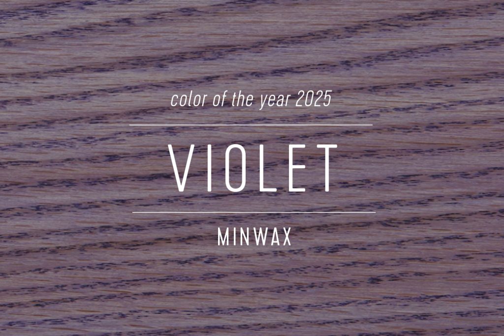 Minwax Color of the Year 2025 Violet