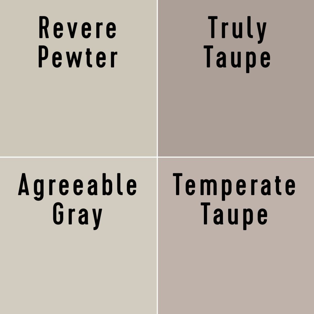 Greige Vs Taupe Paint Colors