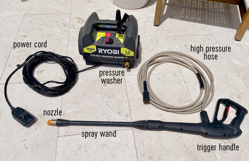 Ryobi 1600 PSI Electric Pressure Washer Parts Diagram